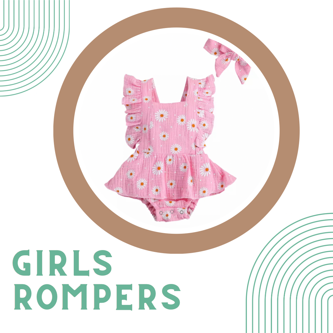 Girls Onesies & Rompers.